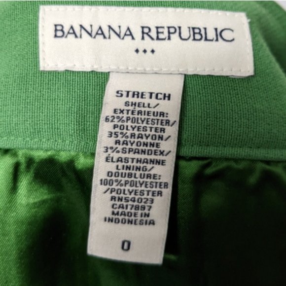 BANANA REPUBLIC FACTORY Green Mod Skirt 0 - Picture 2 of 4
